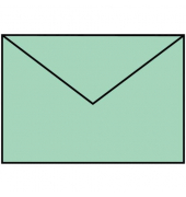 Designbriefumschlag Paperado 1103005065, C6, nassklebend, 100g, mint