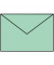 Designbriefumschlag Paperado 1103005065, C6, nassklebend, 100g, mint