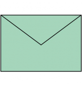 Designbriefumschlag 1103011065, C5, nassklebend, 100g, mint