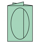 Passepartoutkarte Paperado mint