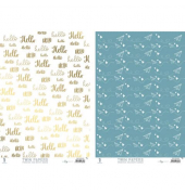 Design Papier Twin Paper Hello