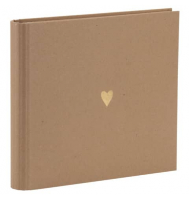 Fotoalbum Pure Love 18777157006, Herz, 23x22cm (BxH), 60 Seiten