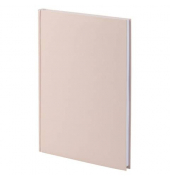 Notizbuch 1878452582, beige, A4, blanko, 100g, 96 Blatt / 192 Seiten