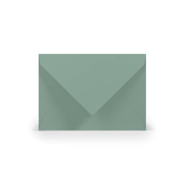 50 Stück Rössler Designbriefumschlag Paperado 16400767, C7, nassklebend, 100g, eucalyptus 4014970205798 Rössler