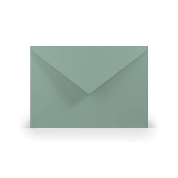 50 Stück Rössler Designbriefumschlag Paperado 16401167, C5, nassklebend, 100g, eucalyptus 4014970205828 Rössler