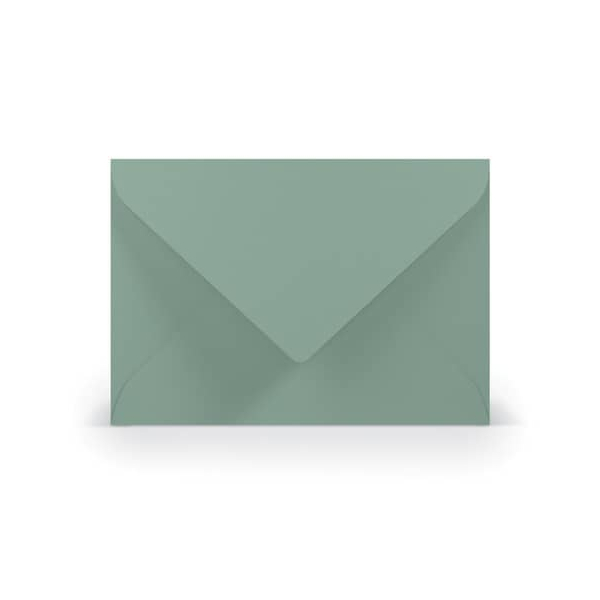 50 Stück Rössler Designbriefumschlag Paperado 16402067, B6, nassklebend, 100g, eucalyptus 4014970205866 Rössler