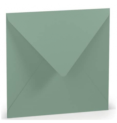 Briefumschlag 16404067 164x164mm ohne Fenster nassklebend 100g eucalyptus
