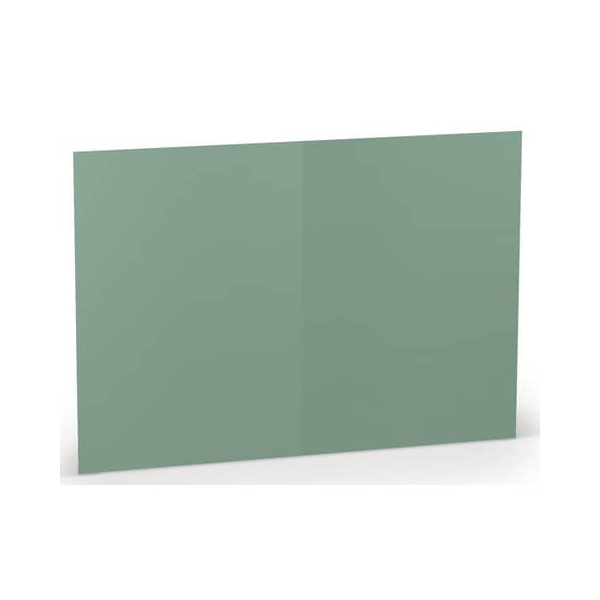 100 Stück Rössler Blanko-Grußkarten 16407267 DIN B6  Hoch doppelt 240g planliegend eucalyptus 4014970205996 Rössler