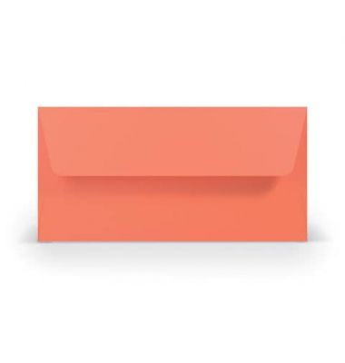 Briefumschlag 16400268 Din Lang ohne Fenster nassklebend 100g coral
