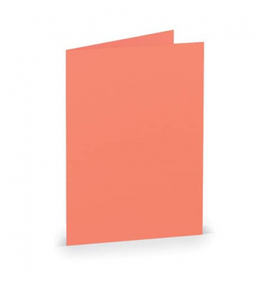 Blanko-Grußkarten 16400968 A7 148mm x 105mm (BxH) 220g coral