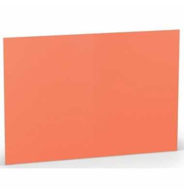 Blanko-Grußkarten 16407268 DIN B6  Hoch doppelt 240g planliegend coral
