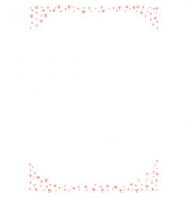 Design Papier Sweet heart weiß