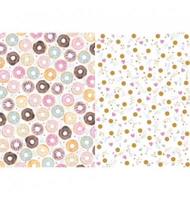 Motivpapier 16422030800, Donuts-Sugar Hearts, A4, 120g Motivpapier 16422030800, Donuts-Sugar Hearts, A4, 120g