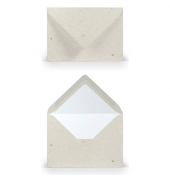 Designbriefumschlag Paperado Terra 164005623, C6, nassklebend, 100g, vanilla