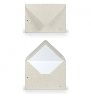 Designbriefumschlag Paperado Terra 164005623, C6, nassklebend, 100g, vanilla