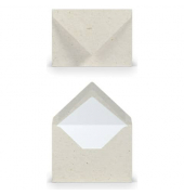 Designbriefumschlag Paperado Terra 164007623, C7, nassklebend, 100g, vanilla