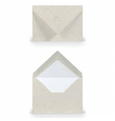 Designbriefumschlag 164007623, C7, nassklebend, 100g, terra vanilla