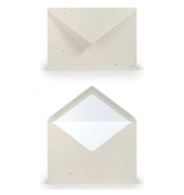 Designbriefumschlag Paperado 164011623, C5, nassklebend, 100g, terra vanilla