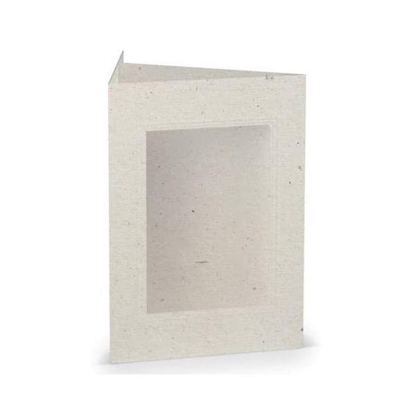 25 x Paperado Passepartoutkarte B6 eckig Terra Vanilla