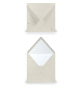Briefumschlag 164040623 164x164mm ohne Fenster nassklebend 100g terra vanilla