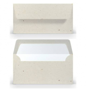 Designbriefumschlag Paperado 1103002623, Din Lang, nassklebend, 100g, terra vanilla