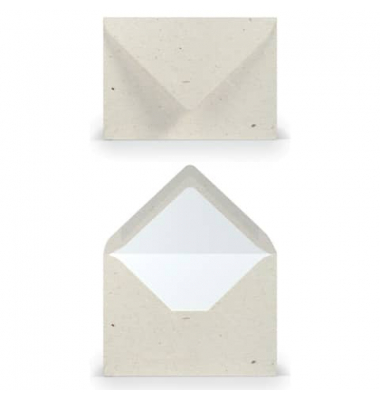Designbriefumschlag Paperado 1103005623, C6, nassklebend, 100g, terra vanilla
