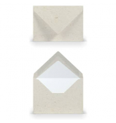 Designbriefumschlag Paperado 1103007623, C7, nassklebend, 100g, terra vanilla