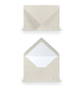 Designbriefumschlag Paperado 1103020623, B6, nassklebend, 100g, terra vanilla