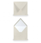 Designbriefumschlag 1103040623, quadratisch, nassklebend, 100g, terra vanilla