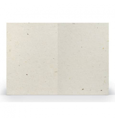 Blanko-Grußkarten 1103072623 DIN B6  Hoch doppelt 220g planliegend terra vanilla