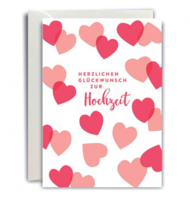 Glückwunschkarten 11901817002 Herzen