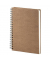 Notizbuch 1874452608, braun, 17x24,5cm, blanko, 180 Blatt / 360 Seiten