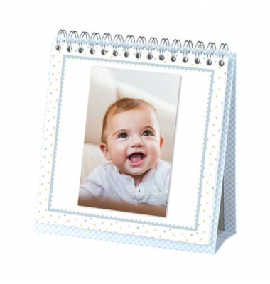 Fototischaufsteller 13291930900, Baby Boy, 19x19cm (BxH), 12 Seiten