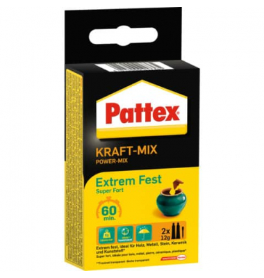 9H PK6FT Zweikomponentenkleber Pattex 2x12g extra fest