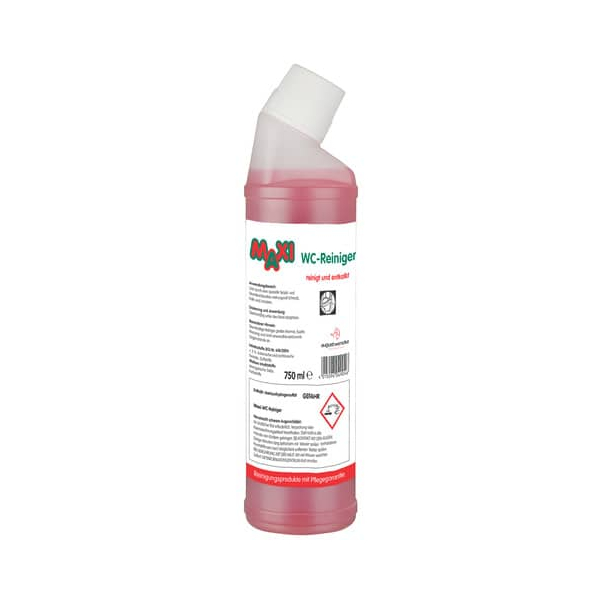 MAXI WC-Reiniger 04904, Zitrone, 750ml, Flasche 4015094049046 MAXI 750 Milliliter