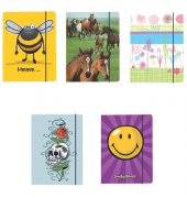 Gummizugmappe 35121, A4 farbig sortiert Karton kaschiert 80g, mit 3 Einschlagklappen