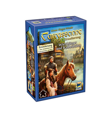 asmodee Carcassonne - Wirtshäuser und Kathedralen (Erweiterung) Brettspiel