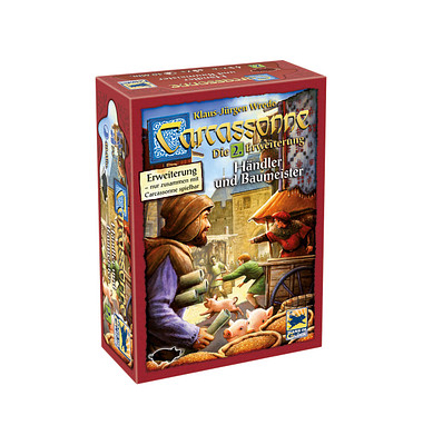 asmodee Carcassonne - Händler und Baumeister (Erweiterung) Brettspiel