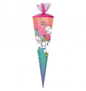 Schultüte Pummeleinhorn & Friends - sechseckig, 85 cm