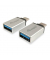 USB-Adapter 133473, USB-C auf USB-A, grau