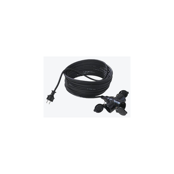4016514000821 - 343175 Strom Verlängerungskabel 16 A Schwarz 1000 m H05VV-F 3G 15 mm² 4016514000821 - 343175 Strom Verlängerungskabel 16 A Schwarz 1000 m H05VV-F 3G 15 mm²