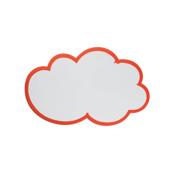 4016946201681 - Moderationswolke 20ST weißrot 4016946201681 20 Stück