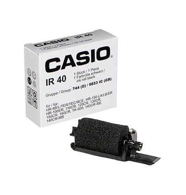 CASIO IR-40-2 (Gruppe 744) schwarz Farbrolle