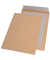 Versandtaschen 30002367 mit Papprückwand, C4, ohne Fenster, haftklebend, 110g, braun