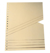 Staffel-Trennbl&auml;tter Staffell 9591100100 A4 chamois 190g Karton