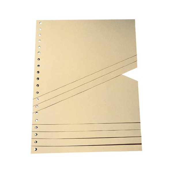 4018924959119 - Staffel-Trennblätter Staffeltrennblatt 9591100100 A4 chamois 190g Karton 4018924959119 100 Stück