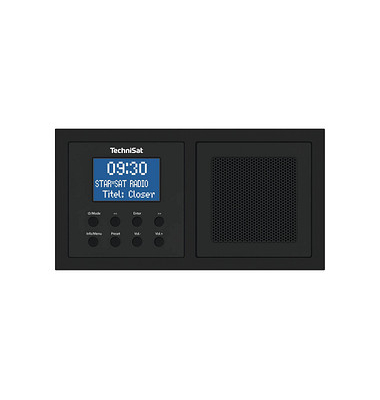 TechniSat DIGITRADIO UP 1 Unterputzradio schwarz TechniSat DIGITRADIO UP 1 Unterputzradio schwarz