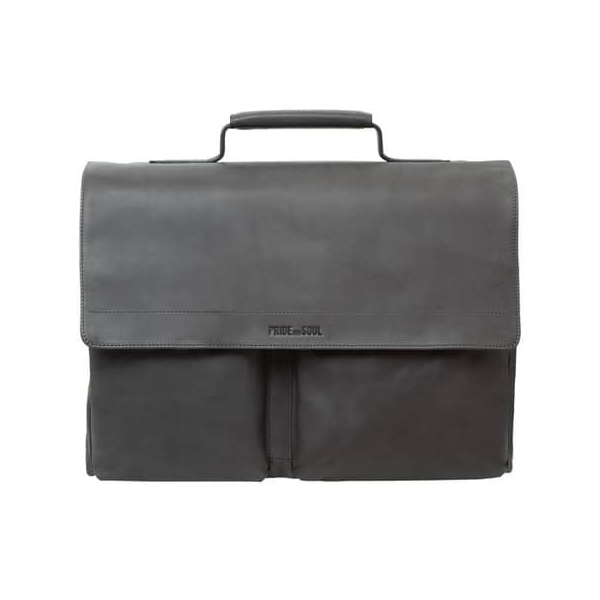 4021068472604 - PRIDE AND SOUL District Business-Tasche 41 x 14 x 30 cm Leder Grau