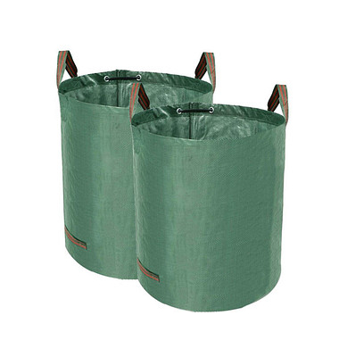 Gartenabfallsäcke 998002, grün, 272 Liter, mit Griff