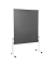 Moderationstafel Eco 7-206000, 120x150cm, Filz + Filz (beidseitig), pinnbar, grau + grau